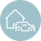 home and car icon