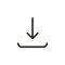Simple drawn download icon