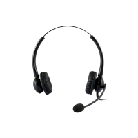 Headset with a microphone