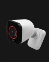 Vivint outdoor camera on a black background