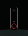 Vivint doorbell camera on a black background