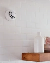 Vivint smoke detector on the kitchen wall