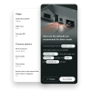 Two views of Spotlight Pro settings in the Vivint app
