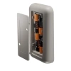 back of Vivint keypad with batteries inside