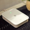 Vivint Security Hub lying on a shelf