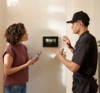 Smart Home Pro walking through system setup with a customer