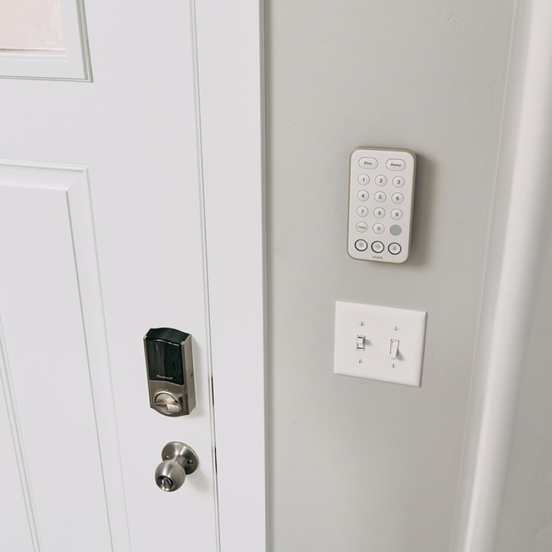 vivint keypad on wall