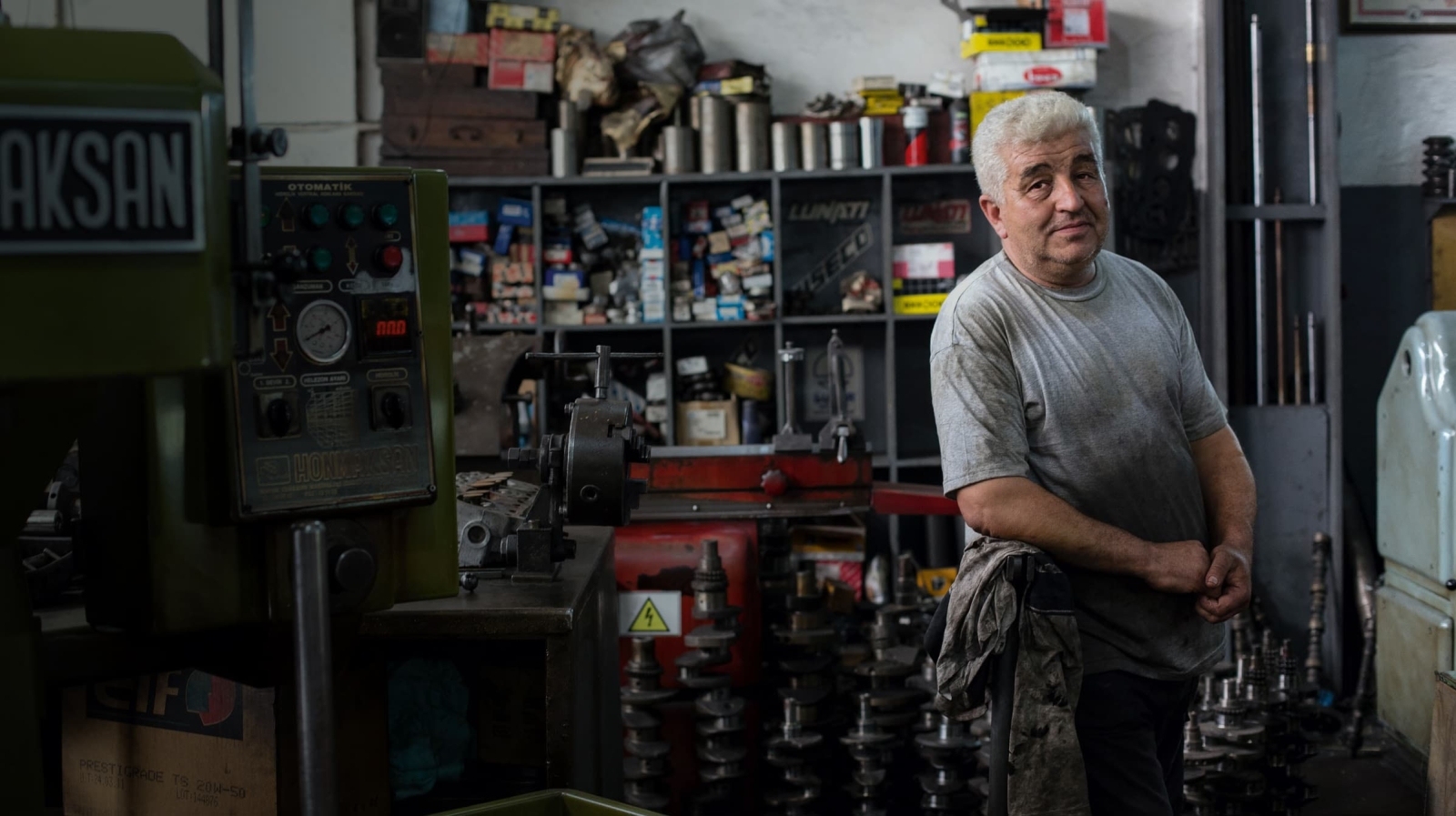 Business owner in his shop