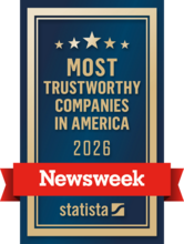 Newsweek Most Trustworthy Companies in America 2026 Badge