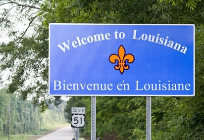 Cityscape in Louisiana.
