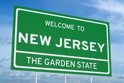 New Jersey state road sign