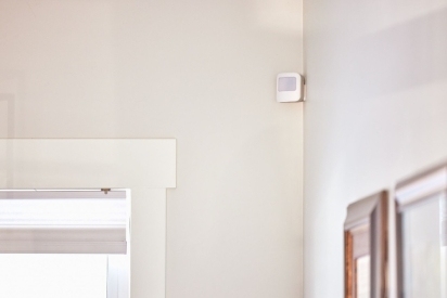 Vivint Motion Sensor installed in a home.