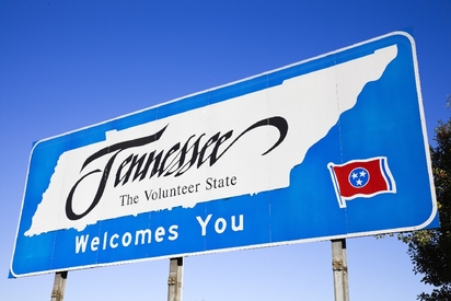 Tennessee state road sign.
