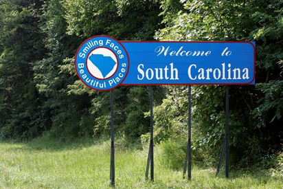 Cityscape in South Carolina.