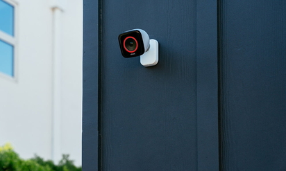 Vivint Outdoor Camera installed on the exterior of a house
