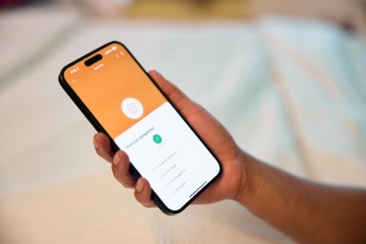 Vivint app on a phone screen.