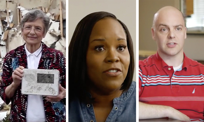 Vivint customers using their systems.