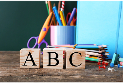 ABC blocks.