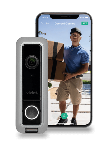 Wireless Video Doorbell Security Camera Vivint Smart Home