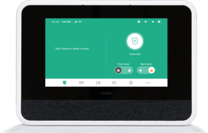 google home hub and vivint