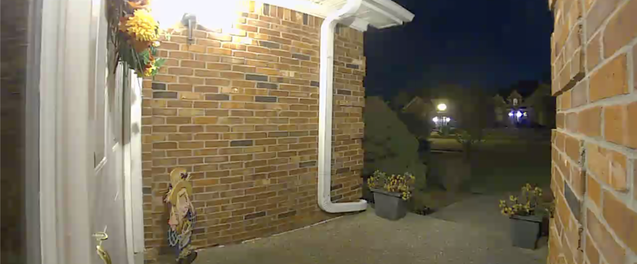 DBC Pro footage of a front porch.