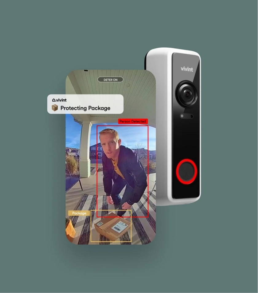 Wireless Video Doorbell Security Camera | Vivint