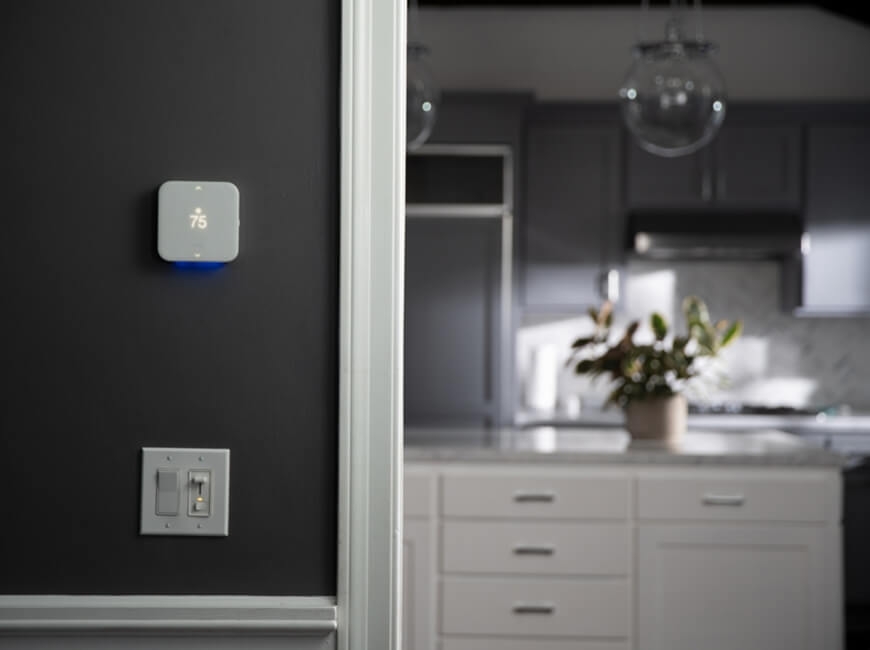 Element Thermostat on wall