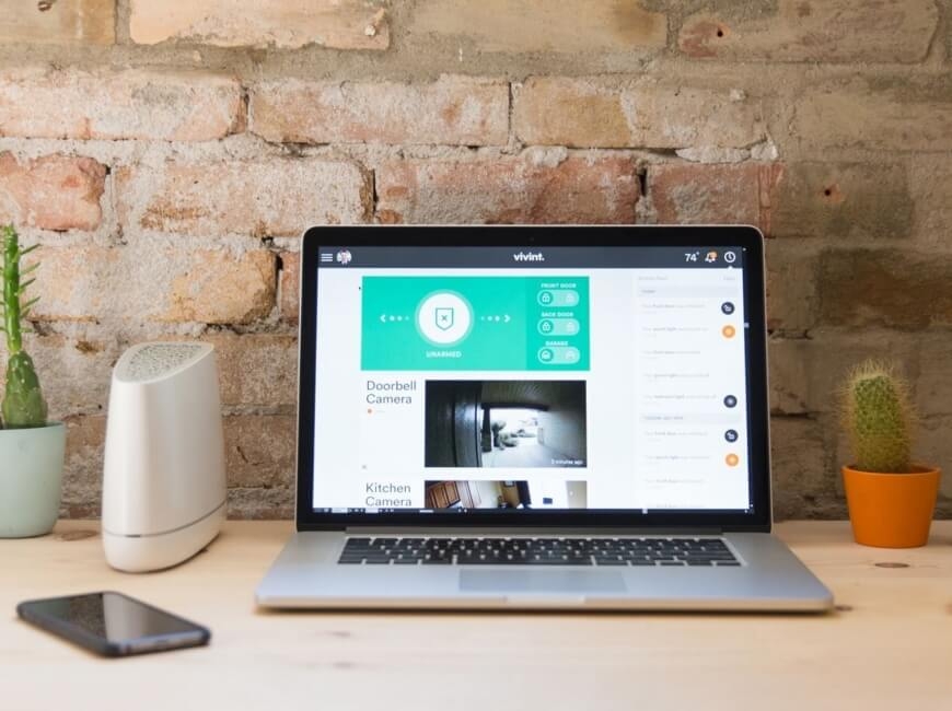computer open to vivint.com