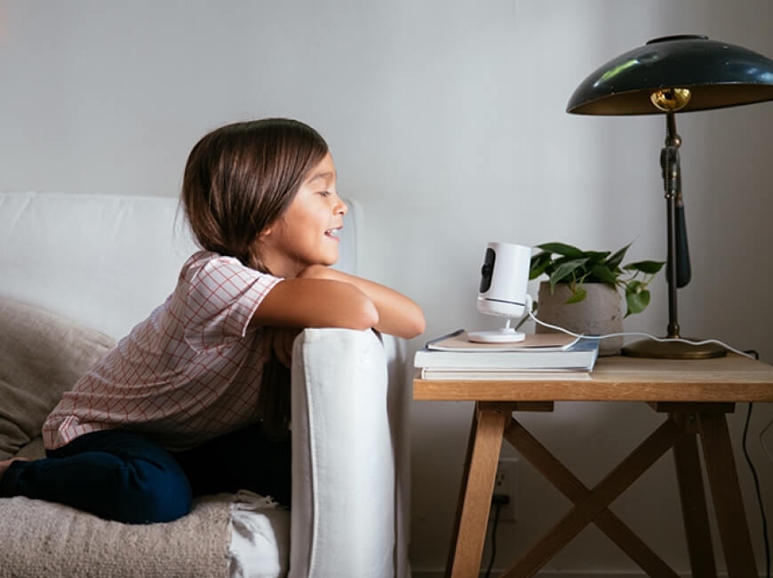 Girl in Living Room